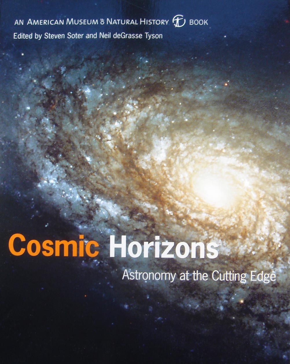 Link to the book Cosmic Horizons edited by Steven Soter and Neil deGrasse Tyson.