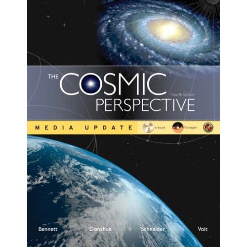Book cover for Cosmic Perspective by  Jeffrey O. Bennett, Megan O. Donahue, Nicholas Schneider, and Mark Voit.